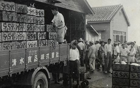 清水港から出荷