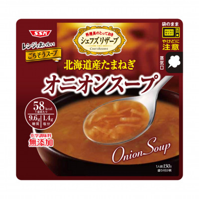 シェフズリザーブ　レンジでおいしいごちそうスープ　オニオンスープ