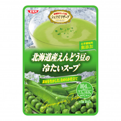 シェフズリザーブ　北海道産えんどう豆の冷たいスープ