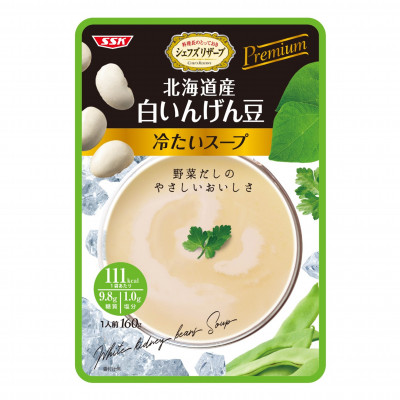 シェフズリザーブプレミアム　北海道産白いんげん豆冷たいスープ