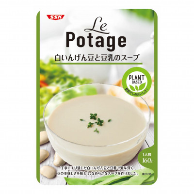 Le Potage　白いんげん豆と豆乳のスープ