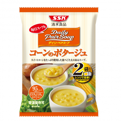 デイリーペアスープ　コーンのポタージュ2袋入り
