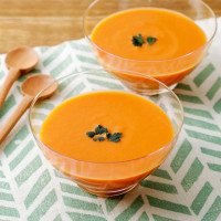 冷たくしておいしいスープ　北海道産にんじん