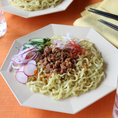 ジャージャー麺風汁なし麺