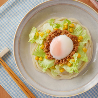 サラダうどん-焼肉風味-