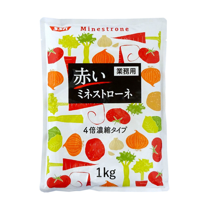 業務用赤いミネストローネ1kg（4倍濃縮タイプ） | 清水食品株式会社