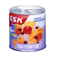 みつ豆ページ 甘さひかえめ・フルーツみつ豆 M2号缶 | 清水食品株式会社