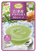 会津産アスパラガス冷たいスープ