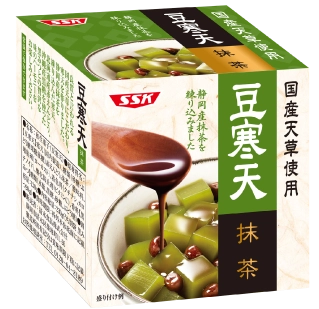 SSK 国産天草使用 抹茶豆寒天